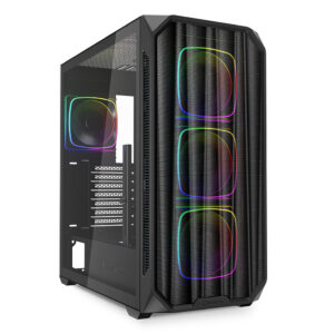SHARKOON CASE AK5M RGB ATX BLACK