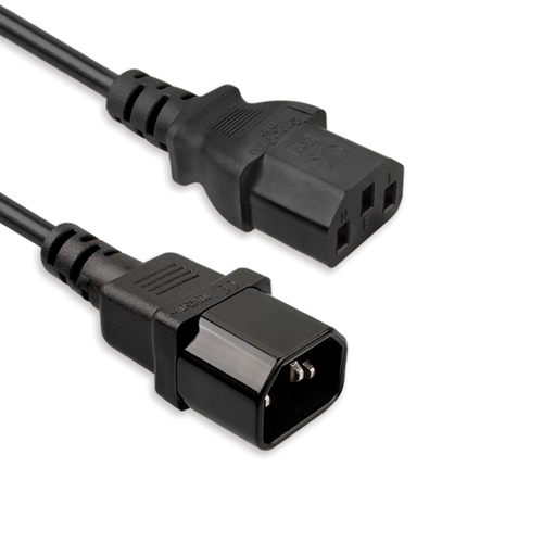 ALIM15INICE_.jpg VULTECH CAVO PROLUNGA ALIMENTAZIONE IEC13 FEMMINA TO IEC14 MASCHIO