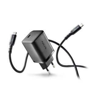 BUD65WHICE_.jpg NGS BUD 65W-H: Pack caricatore da parete GaN USB-C da 65W + cavo USB-C da 1,5 m + 8 connettori per n