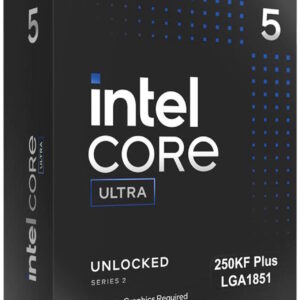 INTEL CPU ULTRA 5, 250KF, LGA 1851, 4.2 Ghz 18 CORE, 30 MB CACHE BOX, NO FAN