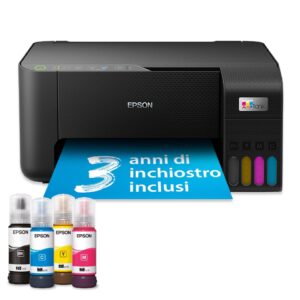 C11CJ67428.jpeg EPSON MULTIFUNZIONE INK A4 COLORE, ECOTANK ET-2860, 33PPM, USB/WIFI, 3 IN 1