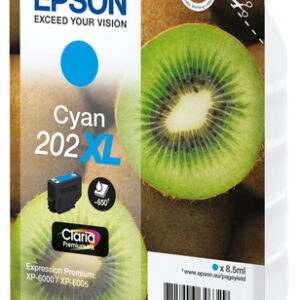 C13T02H24010ICE_.jpg EPSON CART INK CIANO 202XL KIWI CONF SINGOLA AD ALTA CAPACITA