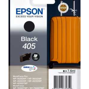 C13T05G14010.jpg EPSON CARTUCCIA VALIGIA 405 NERO INKJET STANDARD C13T05G14010 NO BLISTER