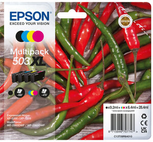 EPSON CART INK  PEPERONCINO, 4-COLOURS 503XL