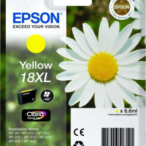 C13T18144010.jpg EPSON CART INK GIALLO XL PER XP-102/202/205/302/305/402 SERIE MARGHERITA