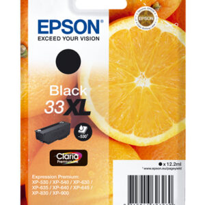 C13T33514012.jpg EPSON CART INK NERO T33XL, SERIE ARANCIA