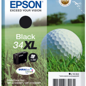 EPSON CART. INK NERO 34XL SERIE PALLINA DA GOLF