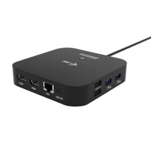 C31DUALHDMIDPD100.jpg I-TEC DOCKING STATION USB-C DUAL HDMI CON POWER DELIVERY 100 W PIU CARICATORE 100W