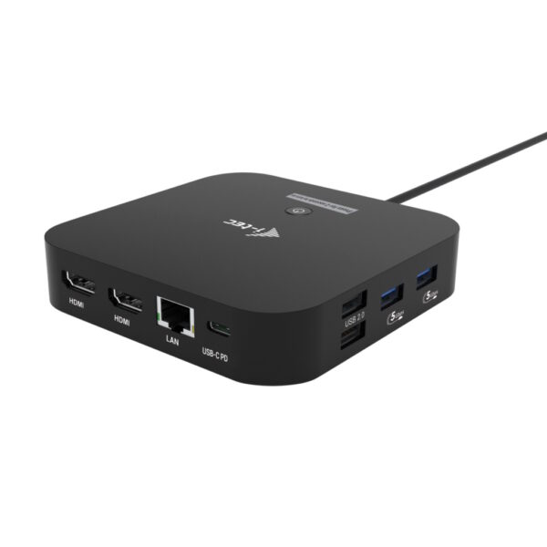 C31DUALHDMIDPD100.jpg I-TEC DOCKING STATION USB-C DUAL HDMI CON POWER DELIVERY 100 W PIU CARICATORE 100W