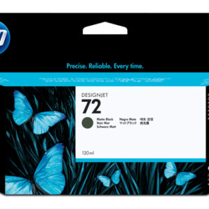HP CART INK 72 NERO OPACO VIVERA 130 ML PER PLOTTER 1100/T610