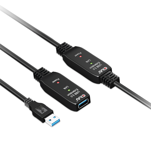 CAC1405ICE_.jpg CLUB3D CAVO USB TYPE A GEN 1 ACTIVE REPEATER 10METER / 30FT SUPPORTS UP TO 5GBPS