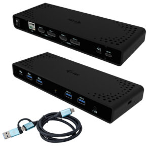 CADUA4KDOCKPDBICE_.jpg I-TEC UNIVERSAL DUAL 4K DISPLAY DOCKING STATION, PD 85W