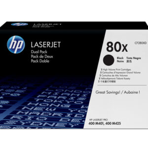 HP TONER NERO 80X CONF. 2 PEZZI