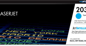 CF541XICE_.jpg HP TONER CIANO 203X PER LJ PRO M254/ MFP M280/281 ALTA CAPACITA 2500 PAG
