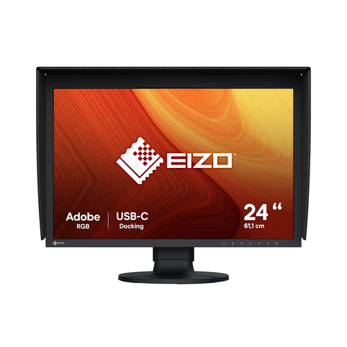 CG2400SICE_.jpg EIZO MONITOR 24", 16:10, 1920X1200, WIDE GAMUT, IPS LCD, CALIBRATION SENSOR, 400 CD/SQM, USB-C (DISP