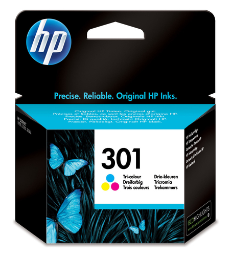 CH562EE.jpg HP CART INK COLORE 301 PER DJ1000/2000 TS