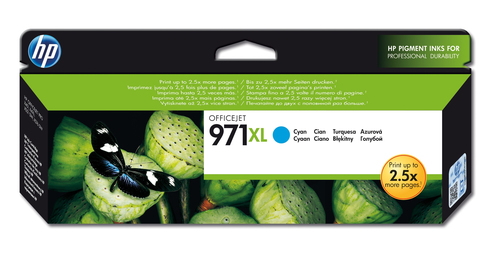 CN626AE.jpg HP CART INK CIANO PER OFFICEJET PRO X451 X476 X551 X576, 971XL