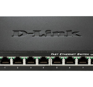 DES108.jpg D-LINK SWITCH 8 PORTE 10/100 CASE METALLICO
