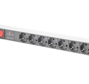 DN95407.jpg DIGITUS MULT ALIM ER RACK 19" IN ALL 7 PRESE SCHUKO E SPINA SCHUKO E INTERRUTTORE