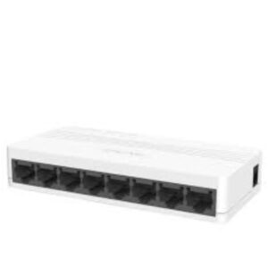 DS3E0108DO.jpg HIKVISION SWITCH L2, UNMANAGED, 8 10/100M RJ45 PORTS, DESKTOP PLASTIC SWITCH