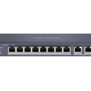 DS3E0310PEMICE_.jpg HIKVISION SWITCH 8P LAN 10/100M RJ45 POE+2P GIGABIT RJ45 HIKVISION DS-3E0310P-E/M 802.3AF/AT, POE PO
