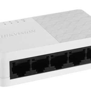 DS3E0505DO.jpg HIKVISION SWITCH 5 PORT GIGABIT UNMANAGED DESKTOP SWITCH 5 GIGABIT RJ45 PORTS, DESKTOP PLASTIC SWITC