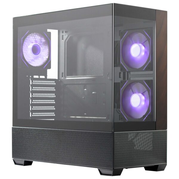 E690KHNNS00_1.jpg Cooler Master Elite 690 Wood Black, mid tower, supporto MB ATX/mATX/mITX, "fishtank", pannello legno