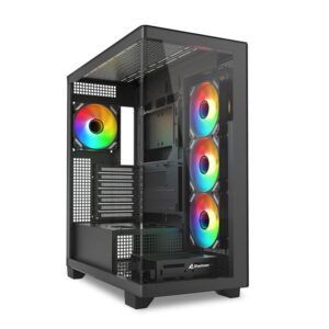 ELITESHARKCA500.jpg SHARKOON CASE ELITE SHARK CA500 ATX NERO