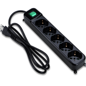 FMP5IIG.png TECNOWARE MULTIPRESA FILTRATA, INTERRUTTORE LUMINOSO, CHILD PROTECTION, SPINA INGRESSO ITALIA, 5 USCITE FILTRATE INCLINATE TIPO SCHUKO/ITALIA 10/16 A, COLORE NERO