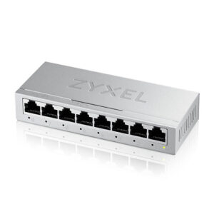GS108BV5EU0101FICE_.jpg ZYXEL SWITCH UNMANAGED GS-108B V5 , 8 PORTE GIGABIT, CHASSIS METALLO, DESKTOP