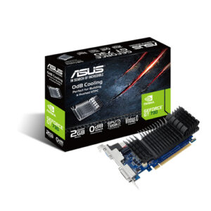 GT730SL2GD5B.jpg ASUS VGA GEFORCE GT 730, GT730-SL-2GD5-BRK, 2GB GDDR5, VGA/DVI/HDMI, 90YV06N2-M0NA00
