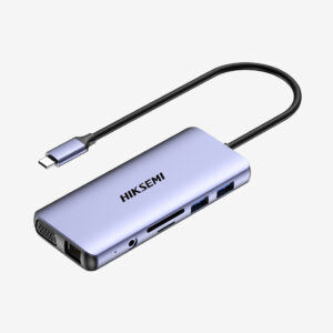 HSHUBDS11.jpg HIKVISION HIKSEMI HUB 11 IN 1, FAST CHARGE, HDMI, VGA,SD, TF, USB3.0*2, USB2.0*2, Audio, RJ4