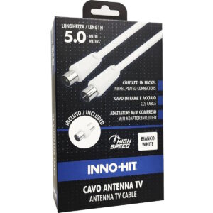 IHE84612.jpg INNOHIT CAVO ANTENNA M/F 5 MT BIANCO