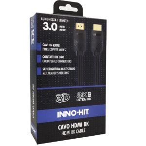 IHHD2130.jpg INNOHIT CAVO HDMI 8K CONTATTI ORO 60HZ 3 MT