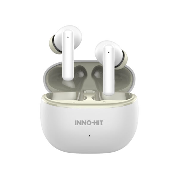 IHTWS05A.jpg INNOHIT CUFFIE SMARTPOD CON ENC ANC SMART TOUCH E GAME MODE WHITE