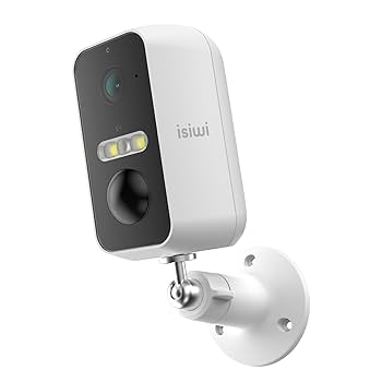 ISWBBTR3M.jpg ISIWITELECAMERA A BATTERIA WIRELESS FLIP 2K BULLET FISSA PER ESTERNO IR LED E SHOWCOLOR AUDIO BIDIRE - ISWI