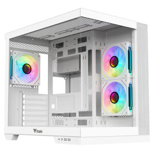 ITGCADCDSWICE_.jpg ITEK CASE DARK CAVE DS, GAMING TOWER, ATX, 3X12CM ARGB FAN, 2XUSB3, TYPE-C, SIDE FRONT PANEL TEMP
