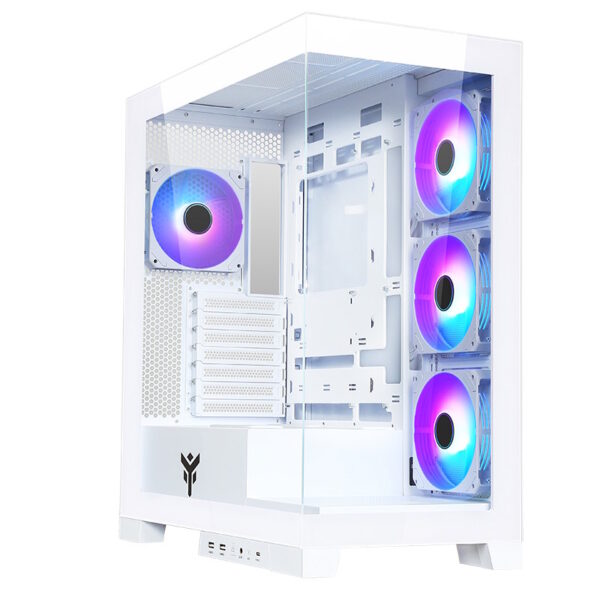 ITGCASB45W.jpg ITEK CASE SHOWBUI 45W - GAMING TOWER, ATX, 4X12CM ARGB FAN, 2XUSB3, TYPE-C, SIDE FRONT PANEL TE