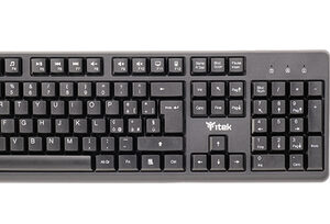 ITKMDECW01ICE_.jpg ITEK TASTIERA + MOUSE DEC W01 WIRELESS 2.4G MOUSE OTTICO 1600DPI TASTIERA MEMBRANA 105 TAST