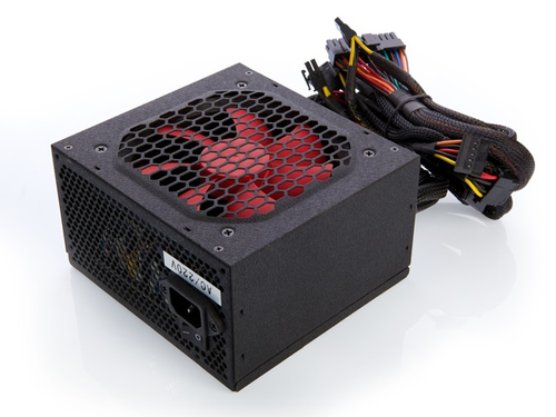 ITPSD550.jpg ITEK ALIMENTATORE DESERT 550 - V2.31, 12CM, 20+4P, 2IDE, FDD, PCIE, P8, 4SATA, ACTIVE PFC