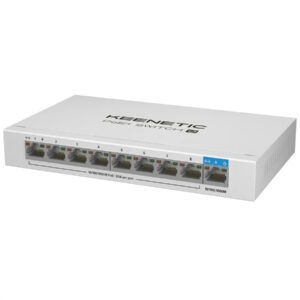 KN471001EU.jpg KEENETIC POE+ SWITCH 9 (KN-4710), SWITCH 1 PORTA 1GBPS + 8 PORTE 1 GBPS POE+, 30W 802.3af/at (PoE+)