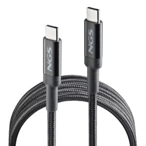 KNOT65W3ICE_.jpg NGS CAVO DI RICARICA RAPIDA DA USB C A USB C, 3 MT, NERO