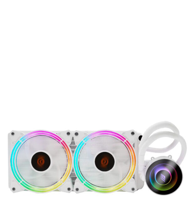 LC0320TR241.jpg NOUA DISSIPATORE A LIQUIDO SIBERUS TR241 WHITE RAINBOW RGB 200W