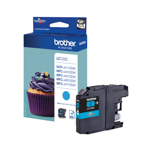 LC123C.jpg BROTHER CART INK CIANO PER MFC-J4410/J4510/J4610/J4710