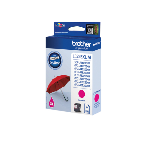 LC225XLM.jpg BROTHER CART INK MAGENTA XL 1200 PAG PER MFC-J4620DW/J5320DW/J5620DW/J5720DW