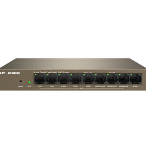 M208GPOEICE_.jpg IP-COM 9 PORT CLOUD MANAGED POE ROUTER / AP CONTROLLER MAX 4 WAN