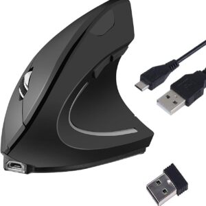MAWMVBK.jpg TUCANO MOUSE VERTICALE ERGONOMICO WIRELESS RICARICABILE,6 TASTI, NERO