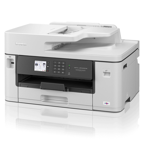 MFCJ5340DWEICE_.jpg BROTHER MULTIFUNZIONE INK A3 COLORE, 28PPM, ADF DUPLEX, FRONTE/RETRO, CASSETTO STANDARD, USB/LAN/WIFI, 4 I