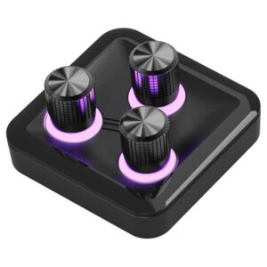 MHKB03AA22_1.jpg COOLER MASTER HUB 3XKNOB, MODULO ACCESSORIO MAGNETICO, 3 MANOPOLE ALTA PRECISIONE