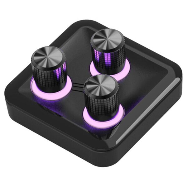 MHKB03AA22_1.jpg COOLER MASTER HUB 3XKNOB, MODULO ACCESSORIO MAGNETICO, 3 MANOPOLE ALTA PRECISIONE
